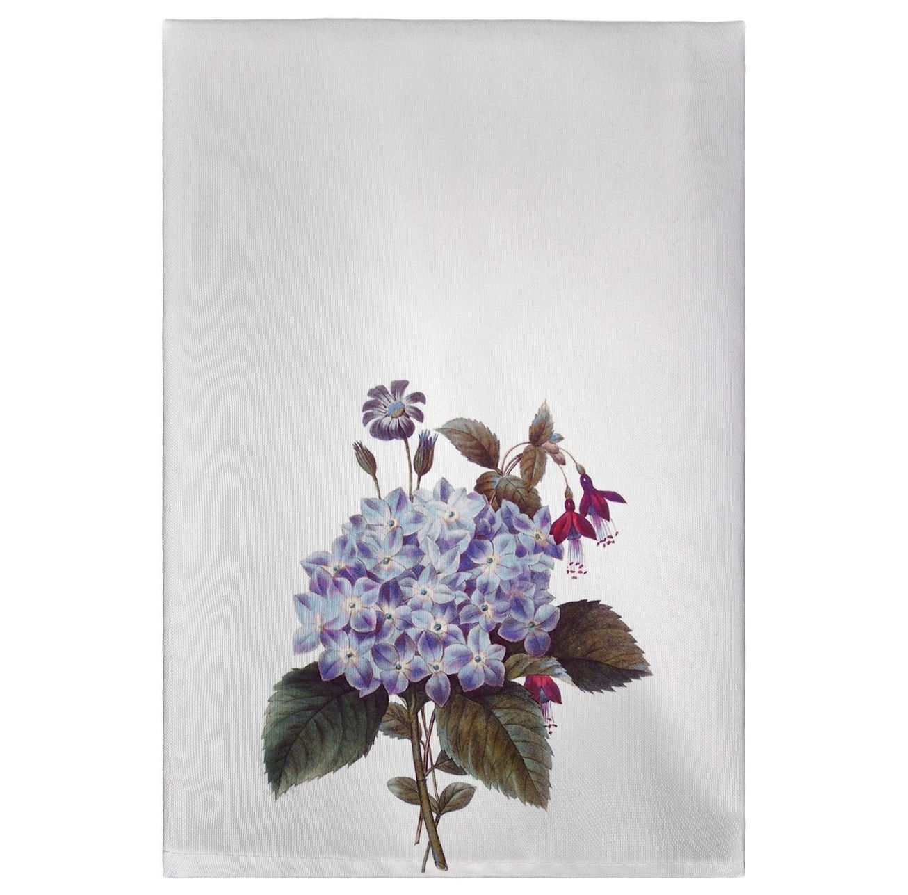 Romantic Blue Hydrangea Guest Towel