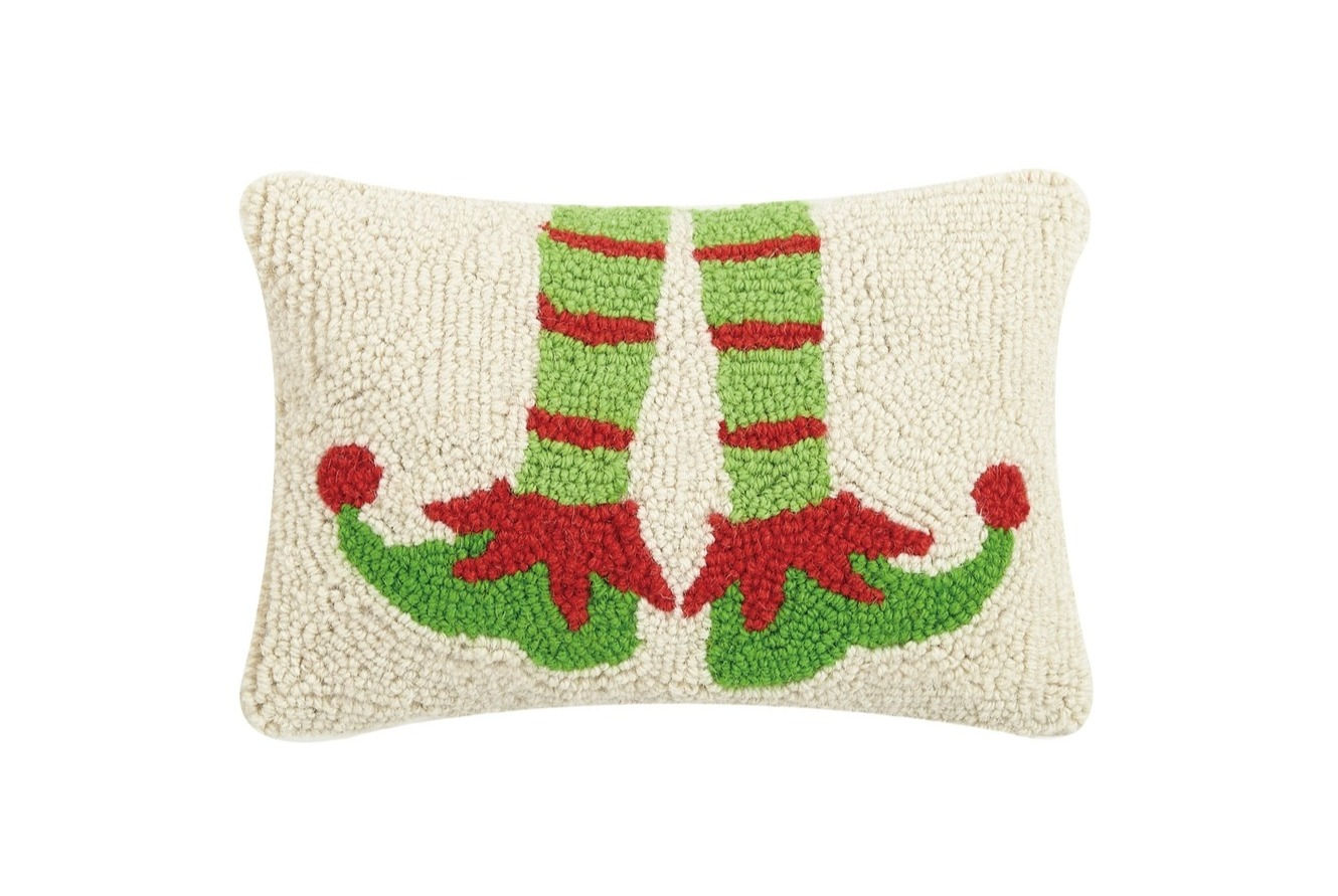 Elf Hooked Pillow