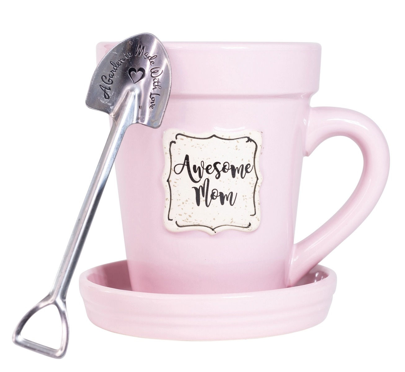 Awesome Mom Flower Pot Mug