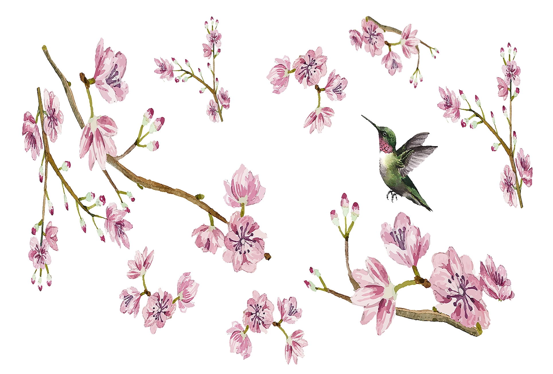 Nicolette Mayer Blossom Fantasia Placemat Pad