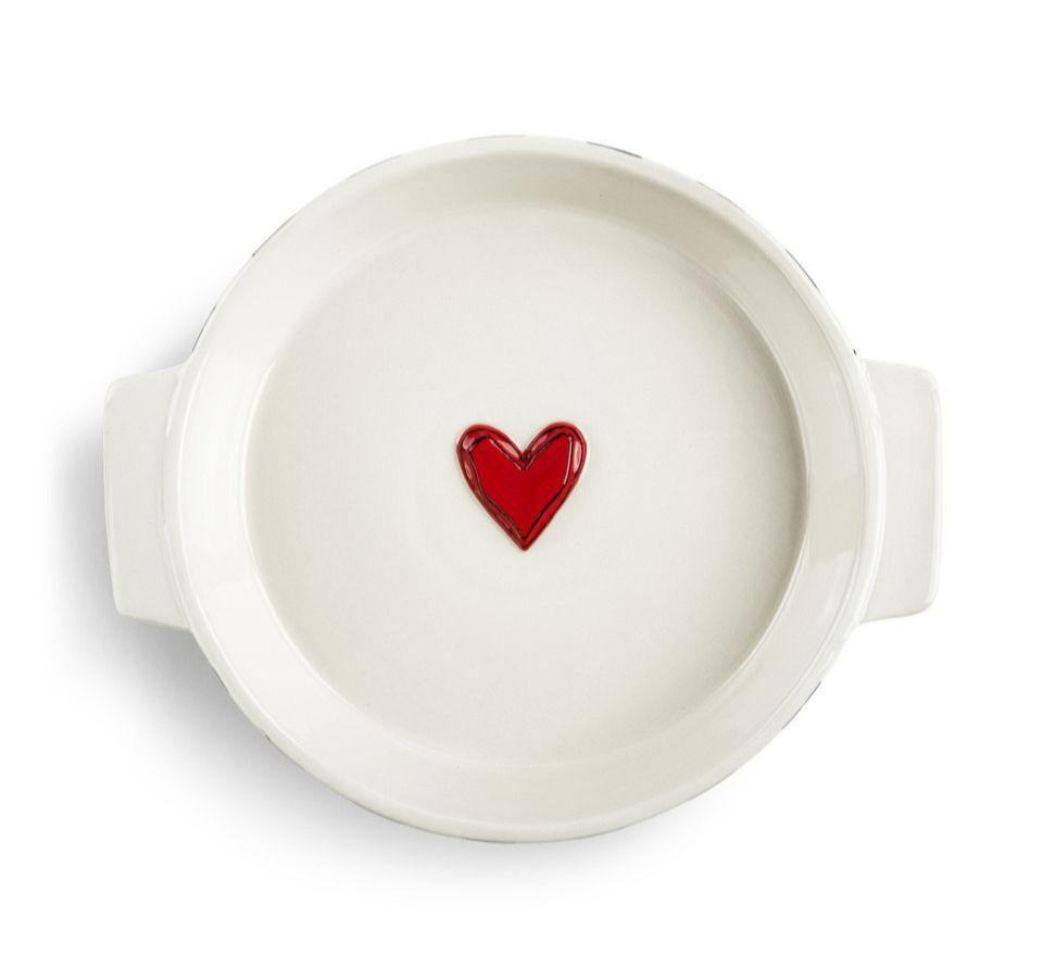 Thumbnail: Red Heart Pie Dish