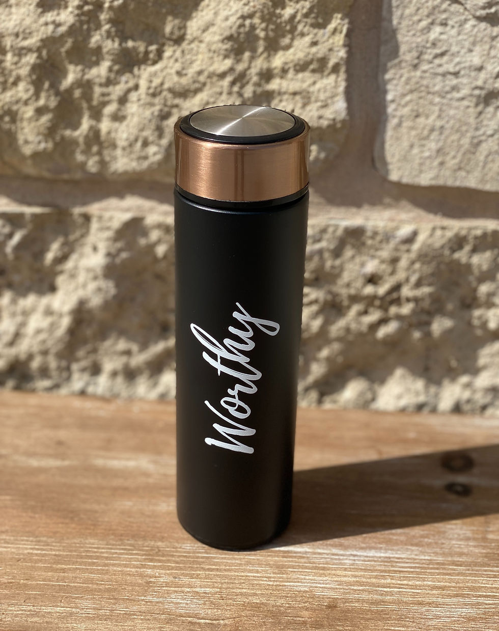 Stainless Steel Cylinder Travel Bottle - Worthy