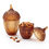 Thumbnail: Amber Acorn Lidded Jar