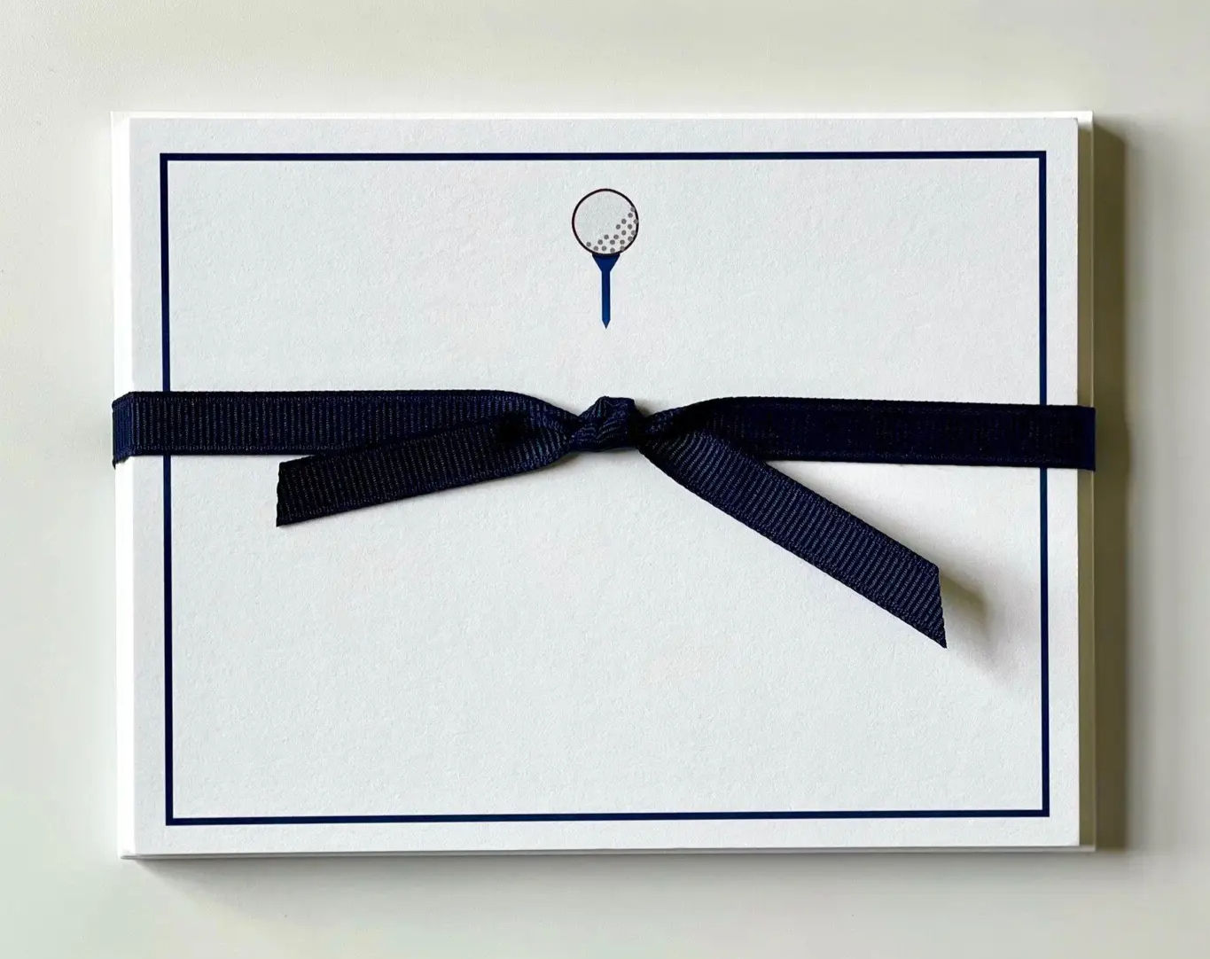 Golf Tee Flat Note Cards