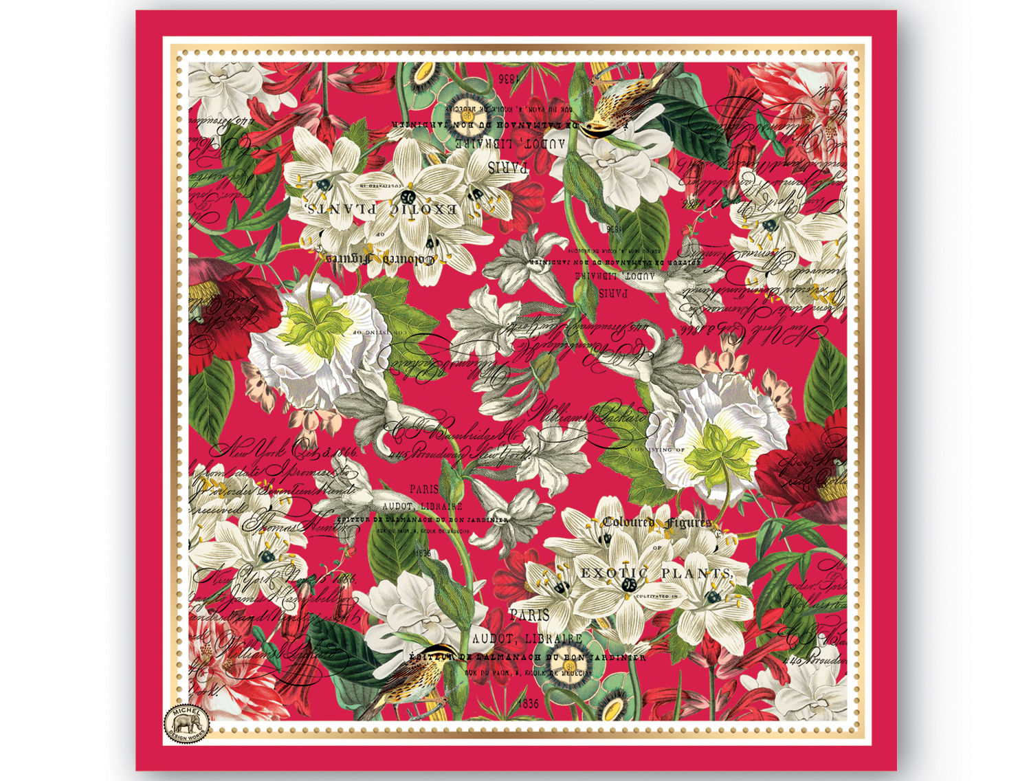 Michel Design Works - White Christmas Paper Cocktail Napkins