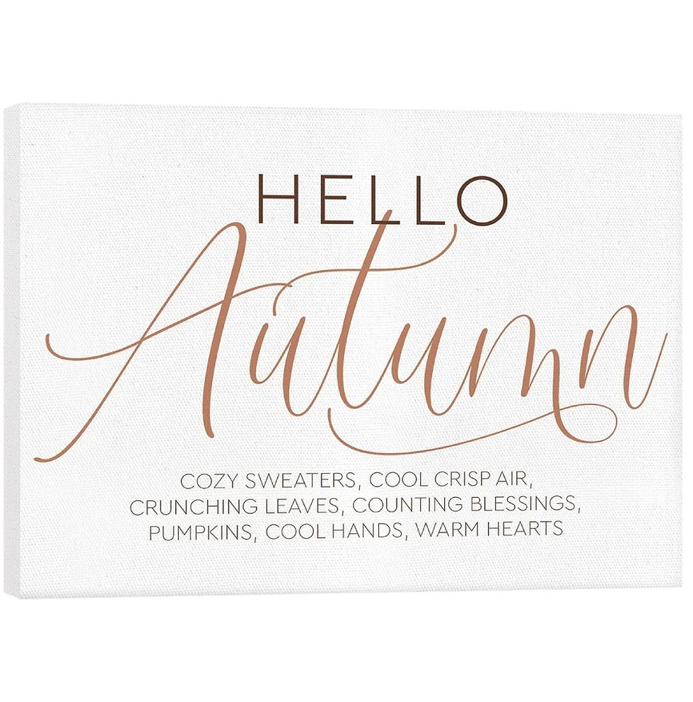 Hello Autumn