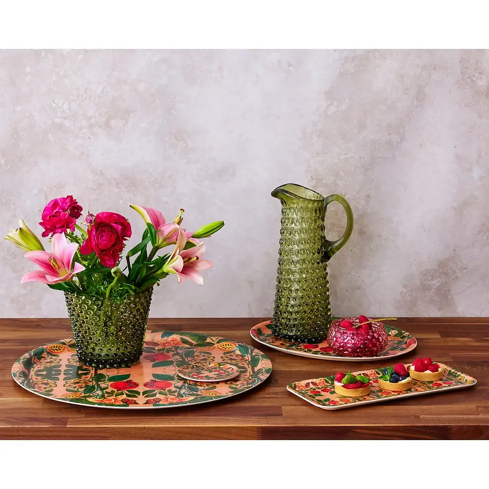 Thumbnail: Pomegranate Birch Rectangular Tray