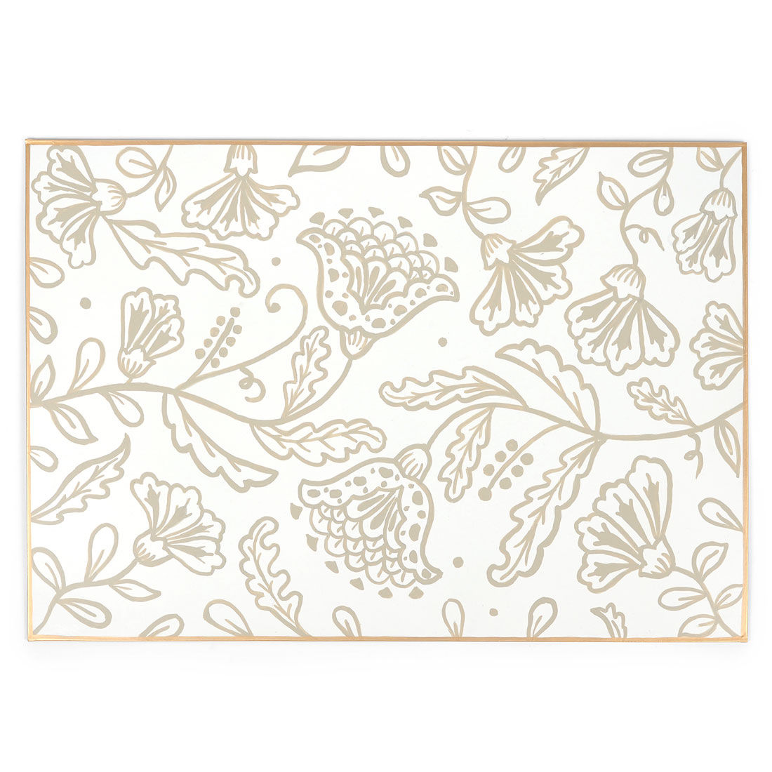 Handpainted Tole Placemats, Set of 4