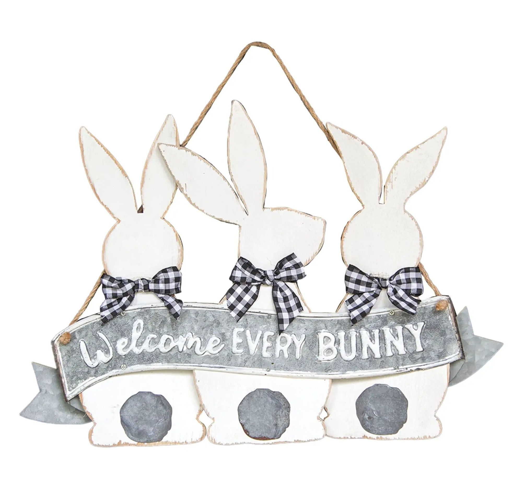 Welcome Every Bunny Sign