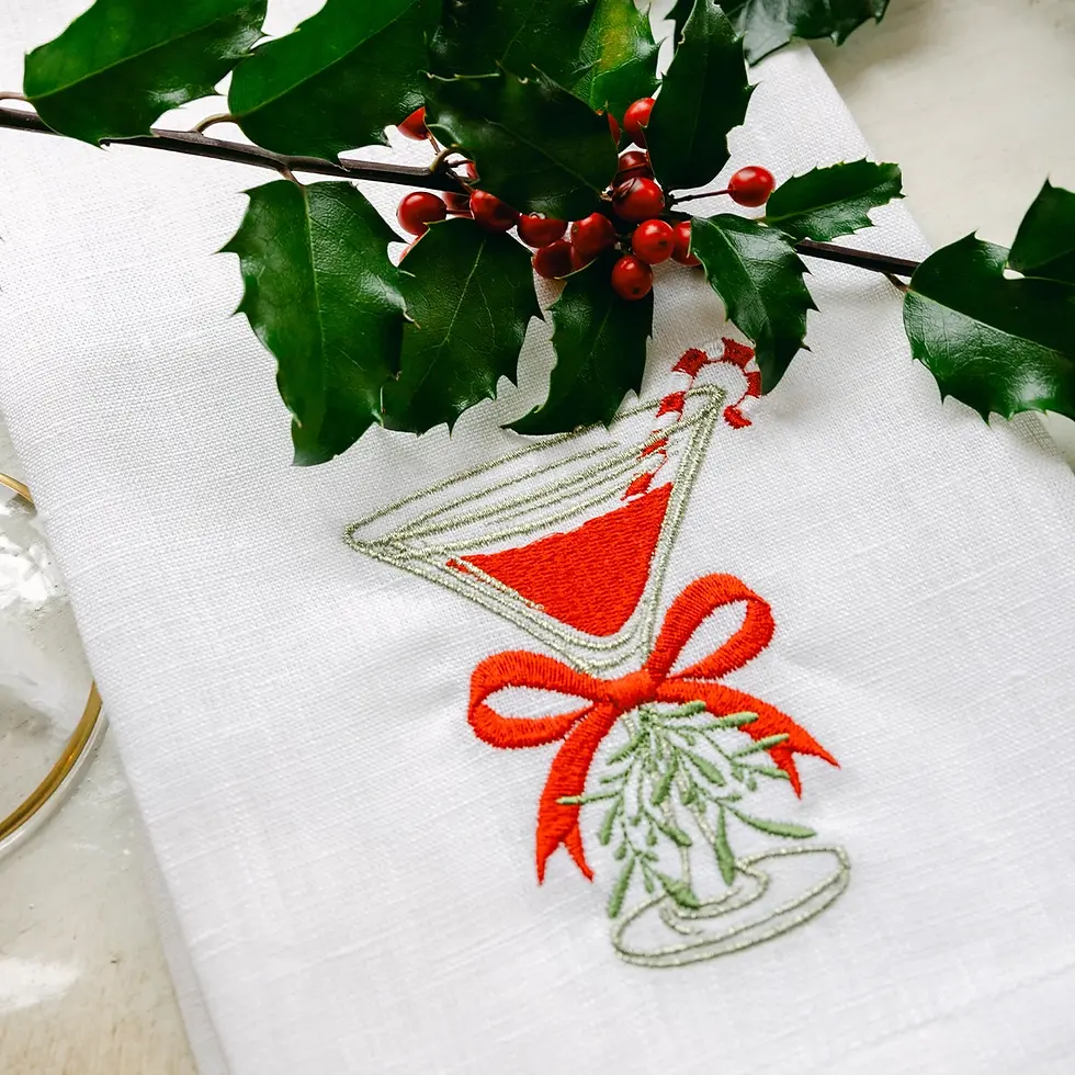 Thumbnail: Christmas Cosmo Linen Towel