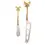 Thumbnail: Gold Bow Cheese Knives in Gift Box, Set of 2