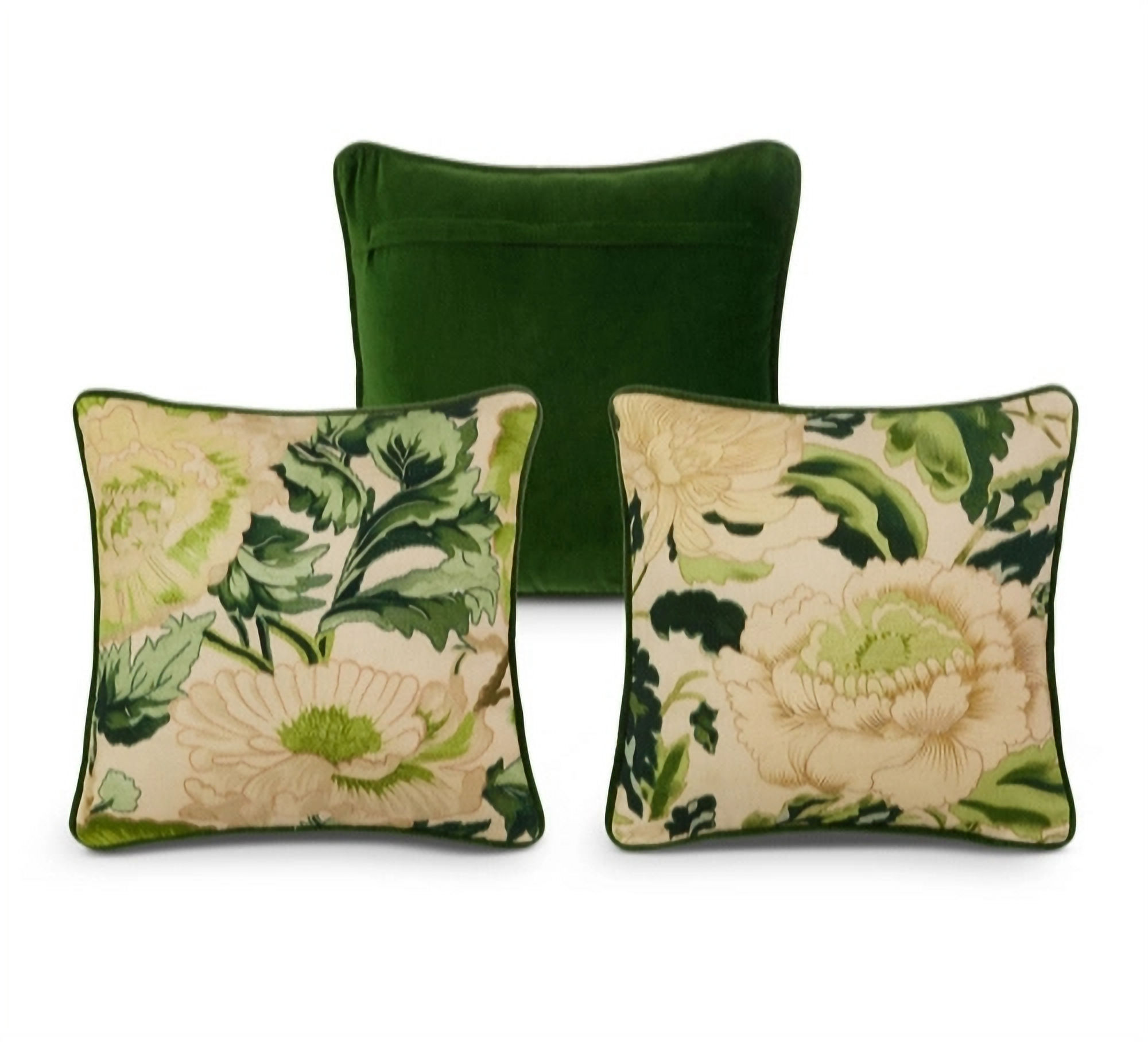 Tranquil Green Garden Pillow