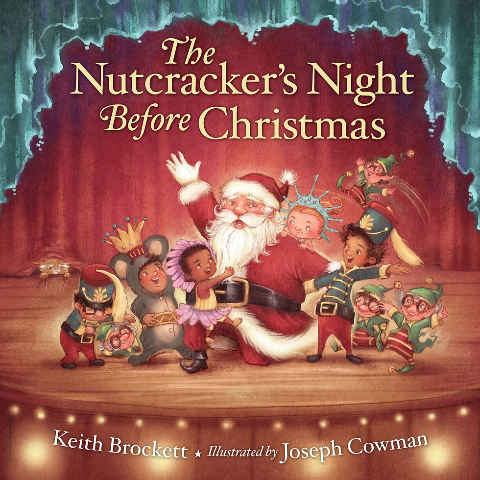THE NUTCRACKER'S NIGHT BEFORE CHRISTMAS - Hardcover Book