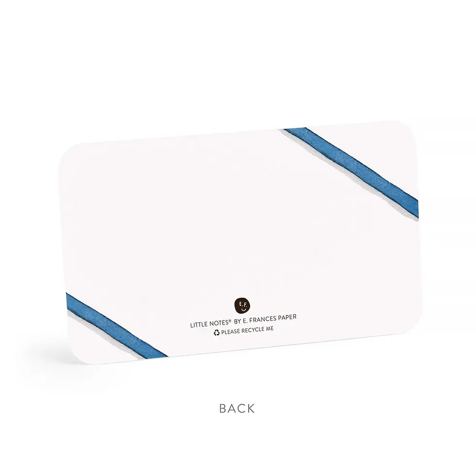 Thumbnail: E. Frances - Blue Bow Little Notes® Duo Set w/Matching Envelopes