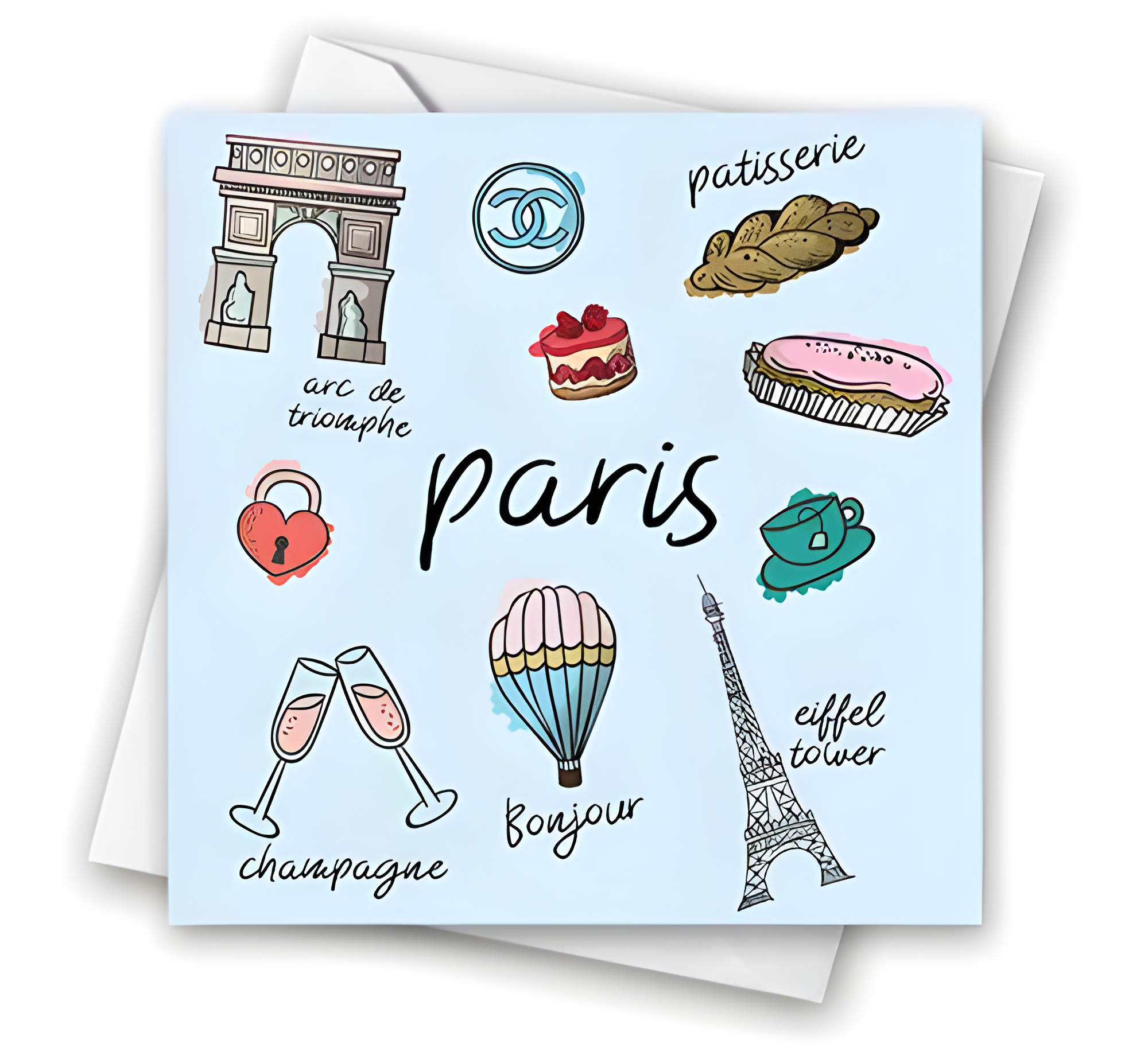 Paris Greeting Card