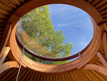 170cm Skylight - 8m yurt - yourtent.com