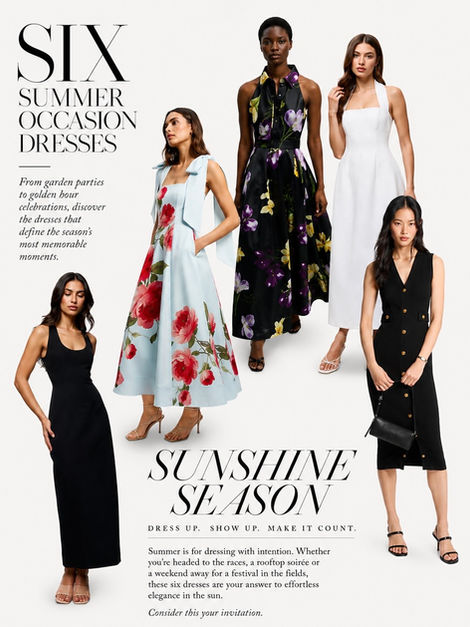 6 Summer Occasion Dresses