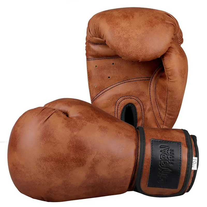 Thumbnail: HIGH Quality Adults Women/Men Boxing Gloves Leather MMA Muay Thai Boxe De Luva