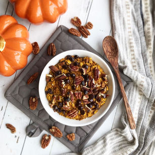 Pumpkin Spice Baked Oats 