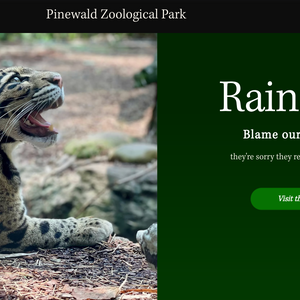 WORK IN PROGRESS Pinewald Zoological Park 