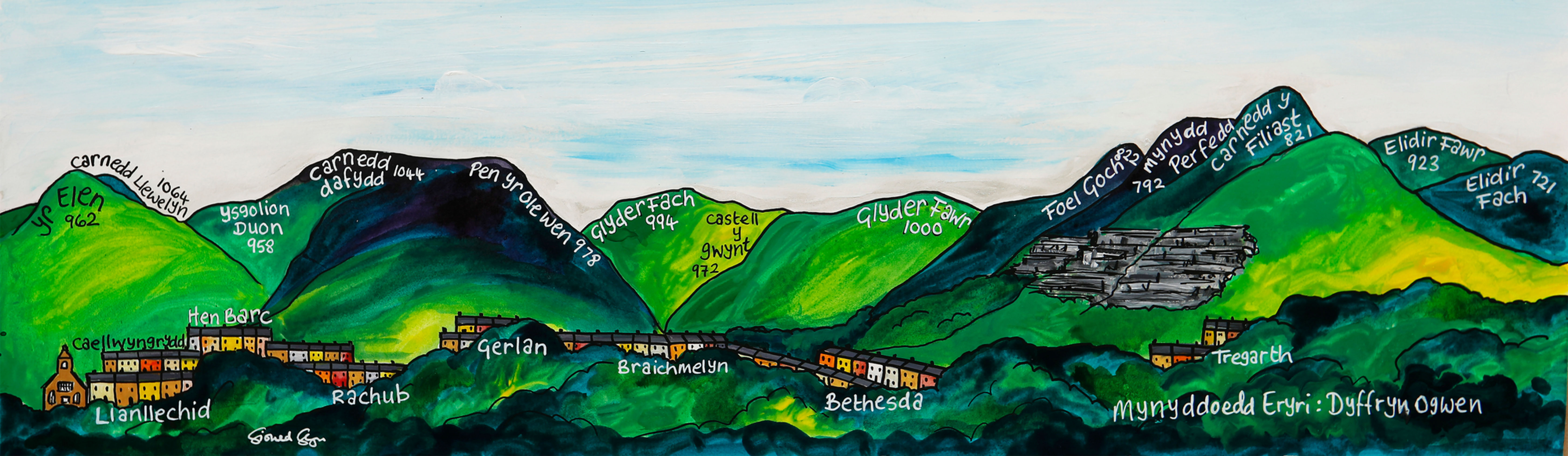 Mynyddoedd Eryri - Dyffryn Ogwen