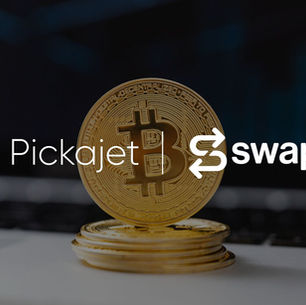 Pickajet accepting crypto payments through Swapin