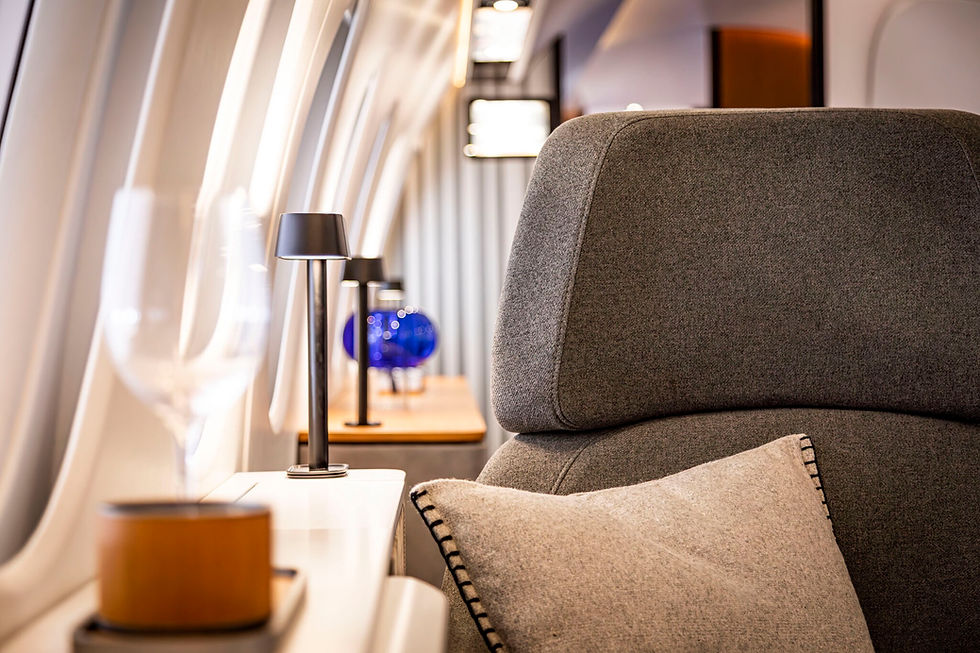 Private Jet Interior