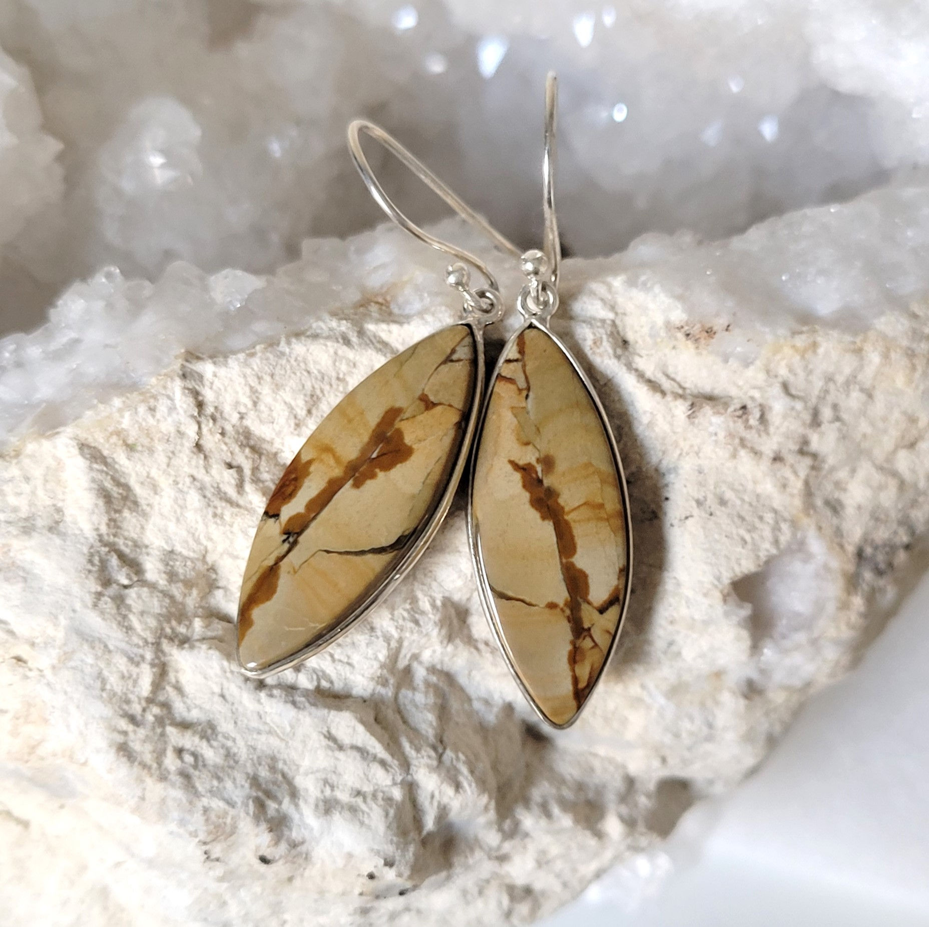 Picture Jasper Earrings II