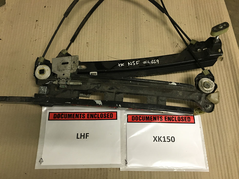 XK150 LHF Window Regulator