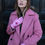 Thumbnail: Pink Hearts Leather Gloves