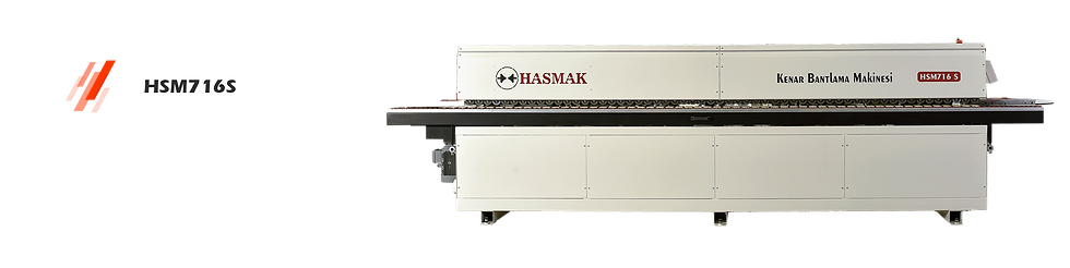 Hasmak HSM716S Kenar Bantlama Makinesi önden görünüm