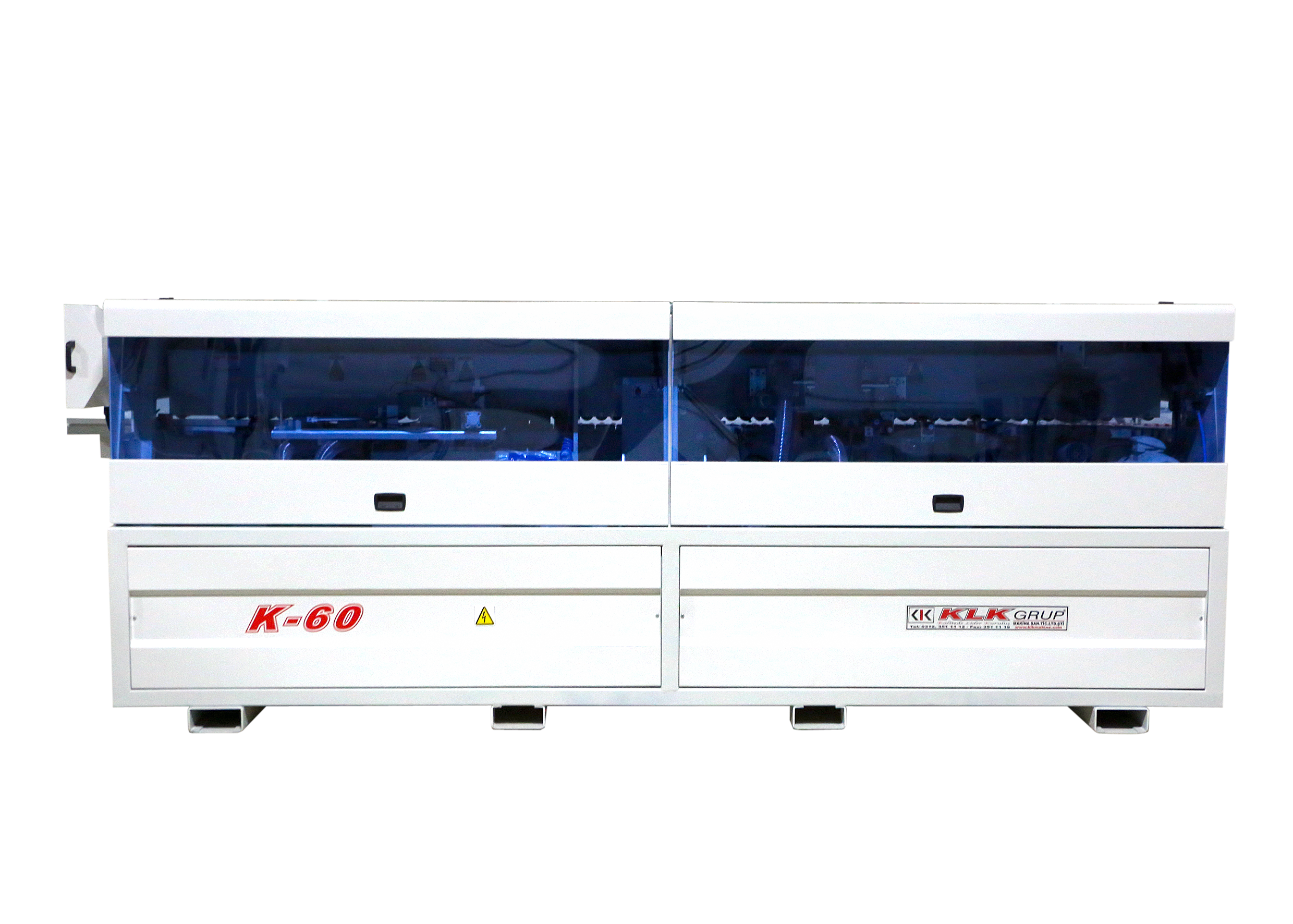 KLK K-60 Kenar Bantlama Makinesi önden görünüm