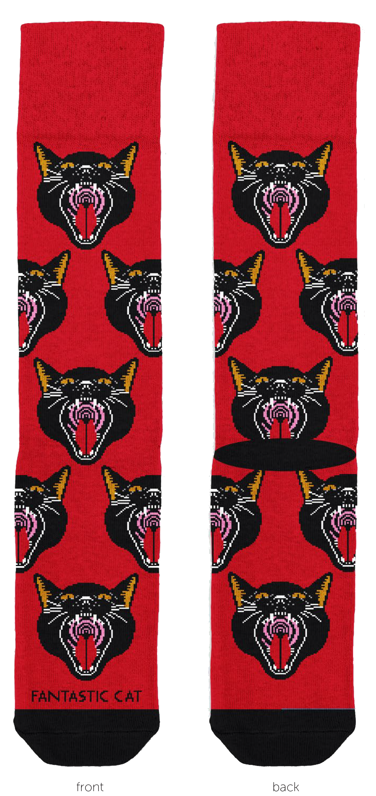Cat Out Of Hell Socks