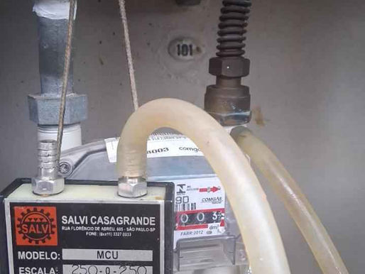 Aparelho para teste de estanqueidade de gás