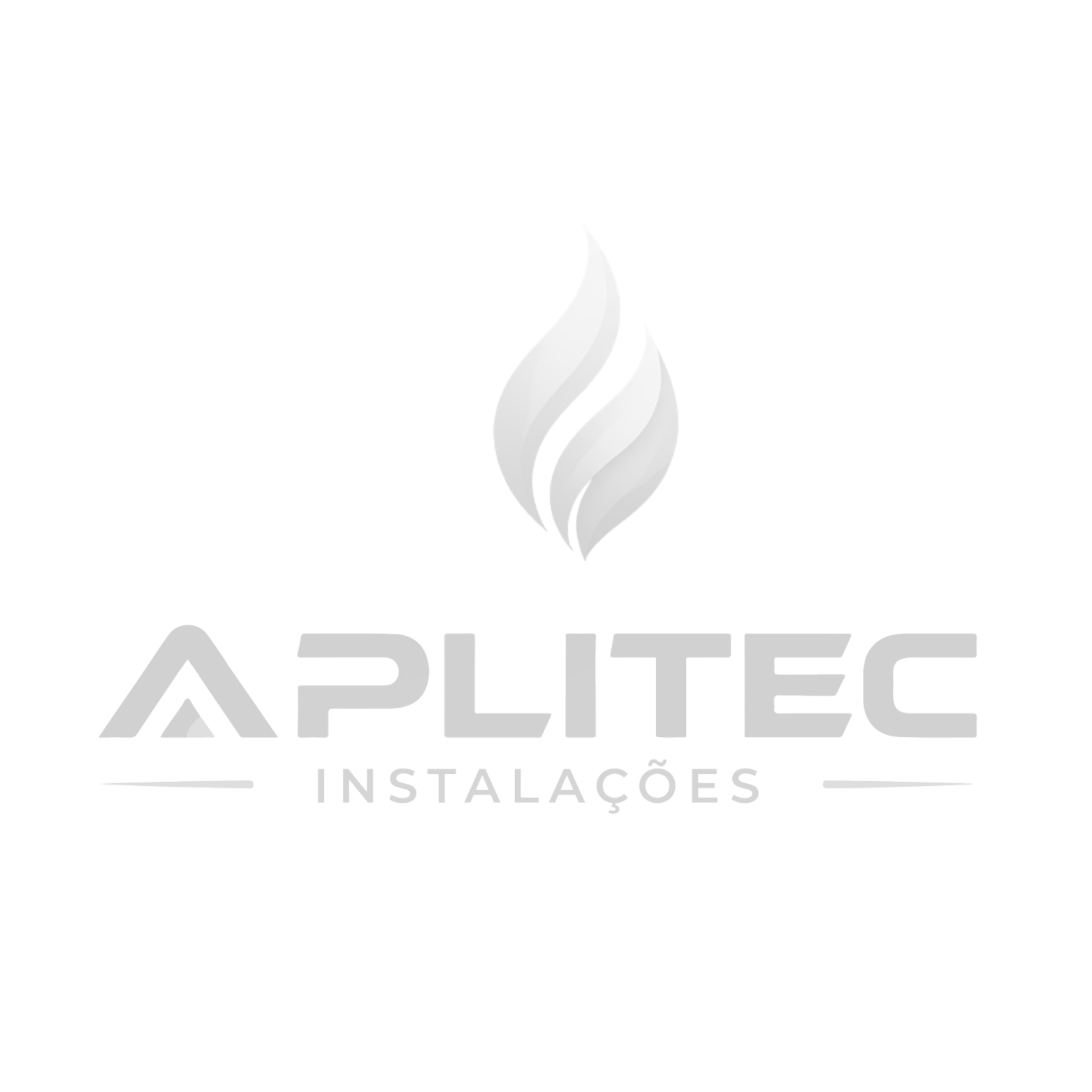 Logo Aplitec Instalações Cinza