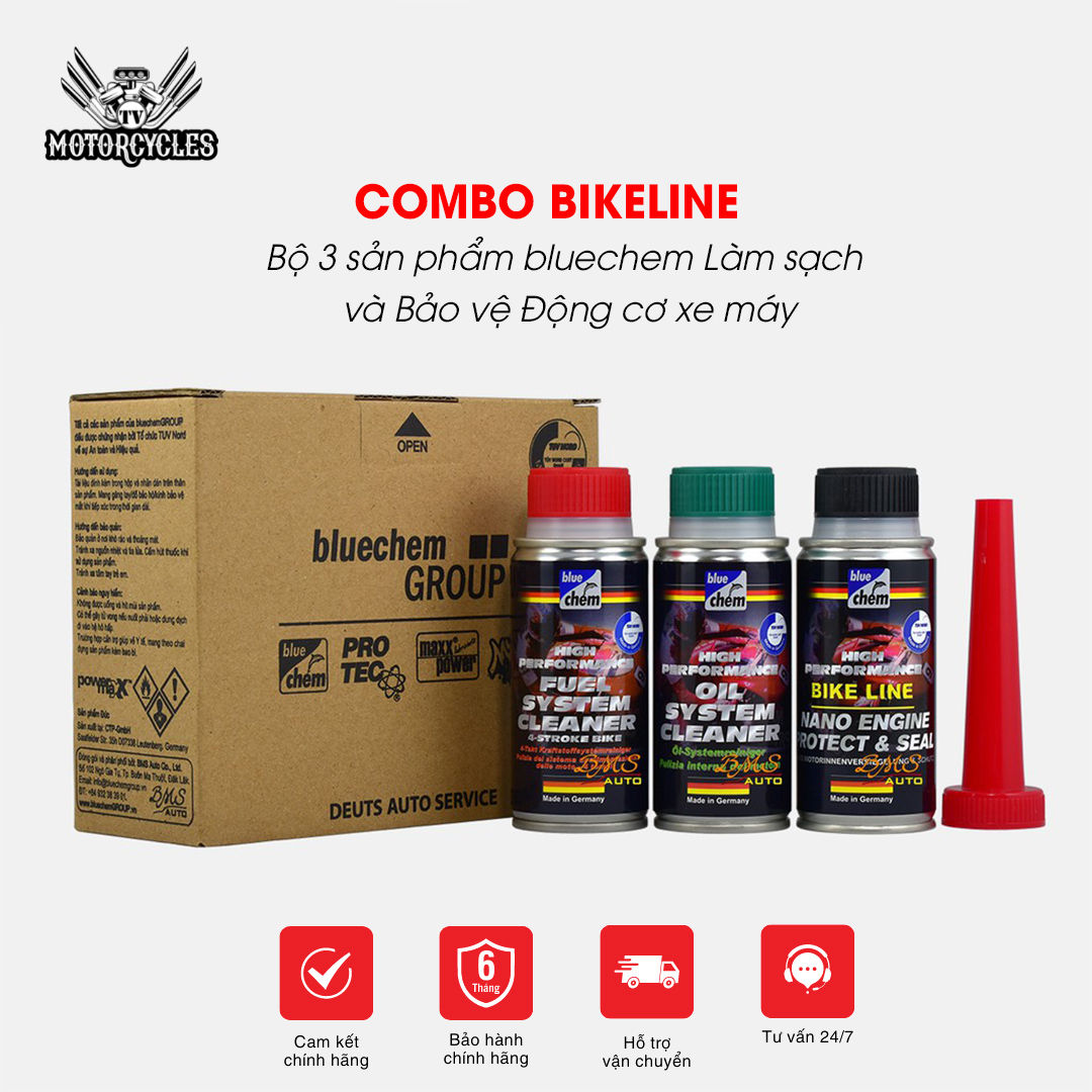 Bộ 3 sản phẩm làm sạch và bảo vệ động cơ