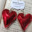 Thumbnail: Puffed heart earrings