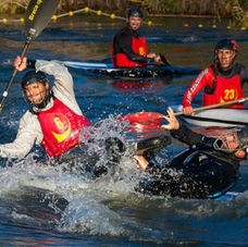 Cobertura fotográfica de kayak polo