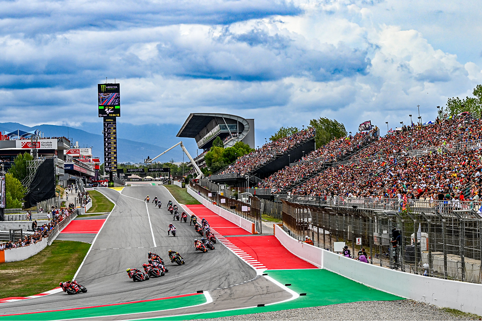 Barcelona is always home to packed-out grandstands | Credit: MotoGP