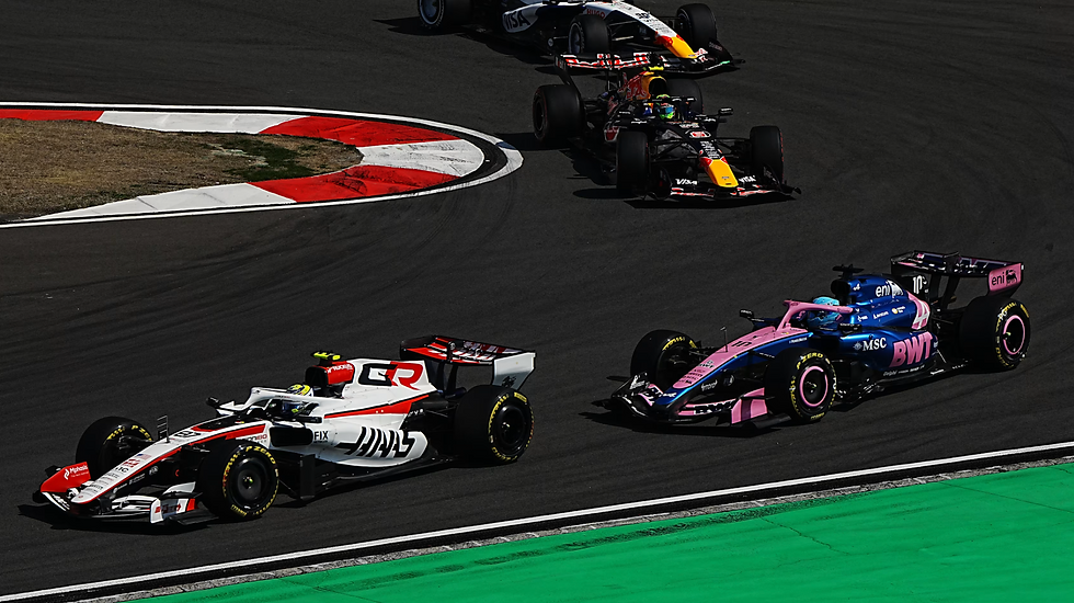 Bearman was undoubtedly the fastest midfield car on track based on pure pace | Credit: Formula One