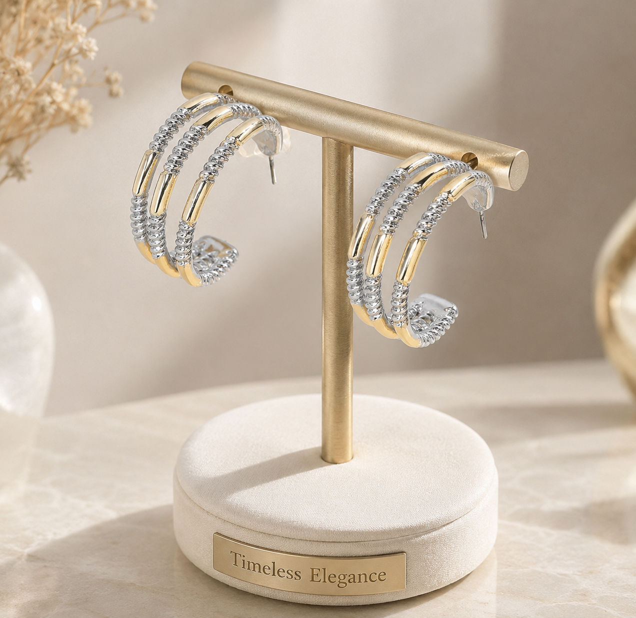 Twisted Luxe Hoops