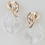 Thumbnail: Crystal Flow Drop Earrings