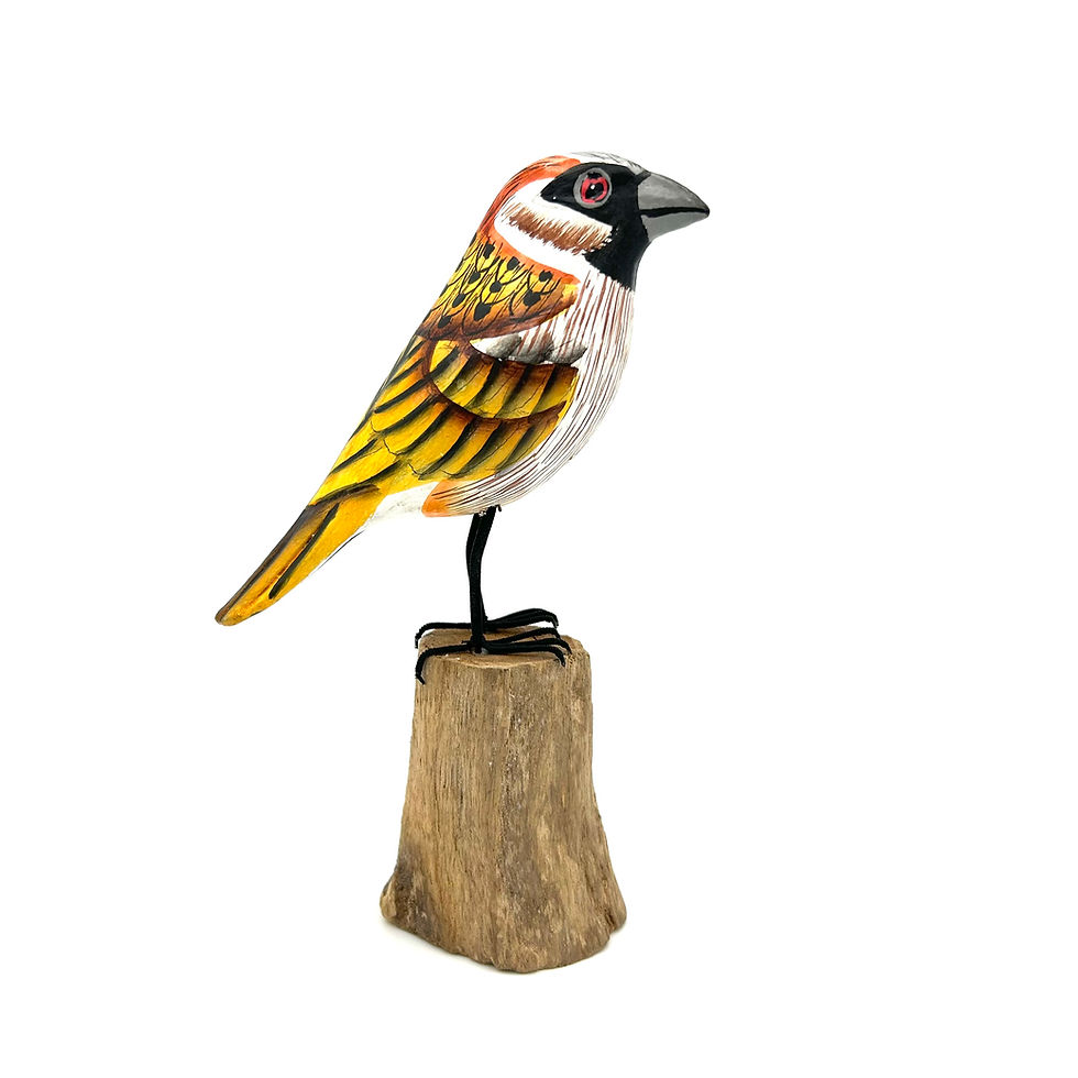 Miniatura: Pájaros de madera