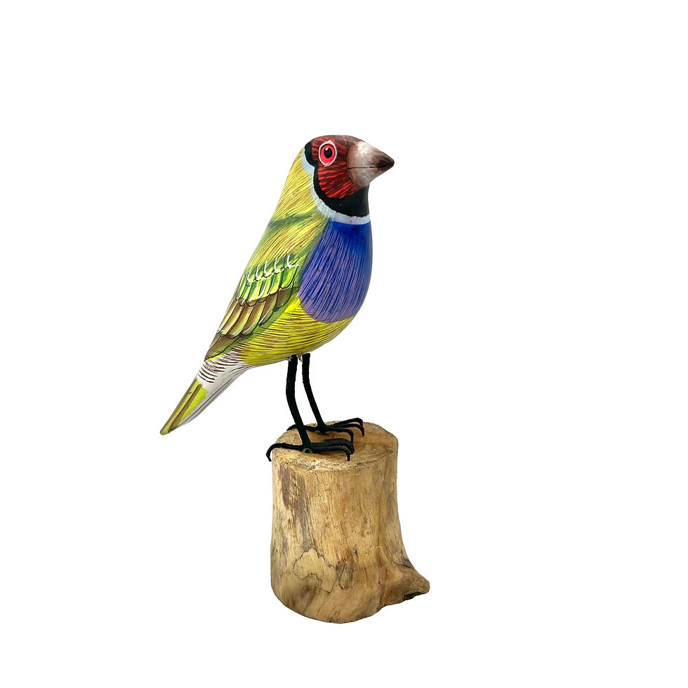 Miniatura: Pájaros de madera