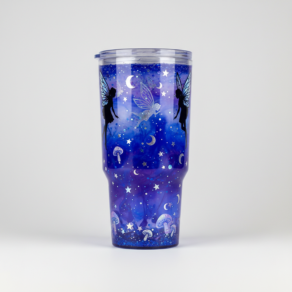 Moonlit Fairy Garden Tumbler