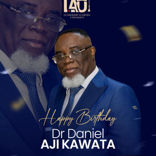 En ce jour spécial, nous adressons nos plus sincères vœux d'anniversaire au Dr Daniel Kawata, visionnaire, leader inspirant et fondateur de Leadership Academia