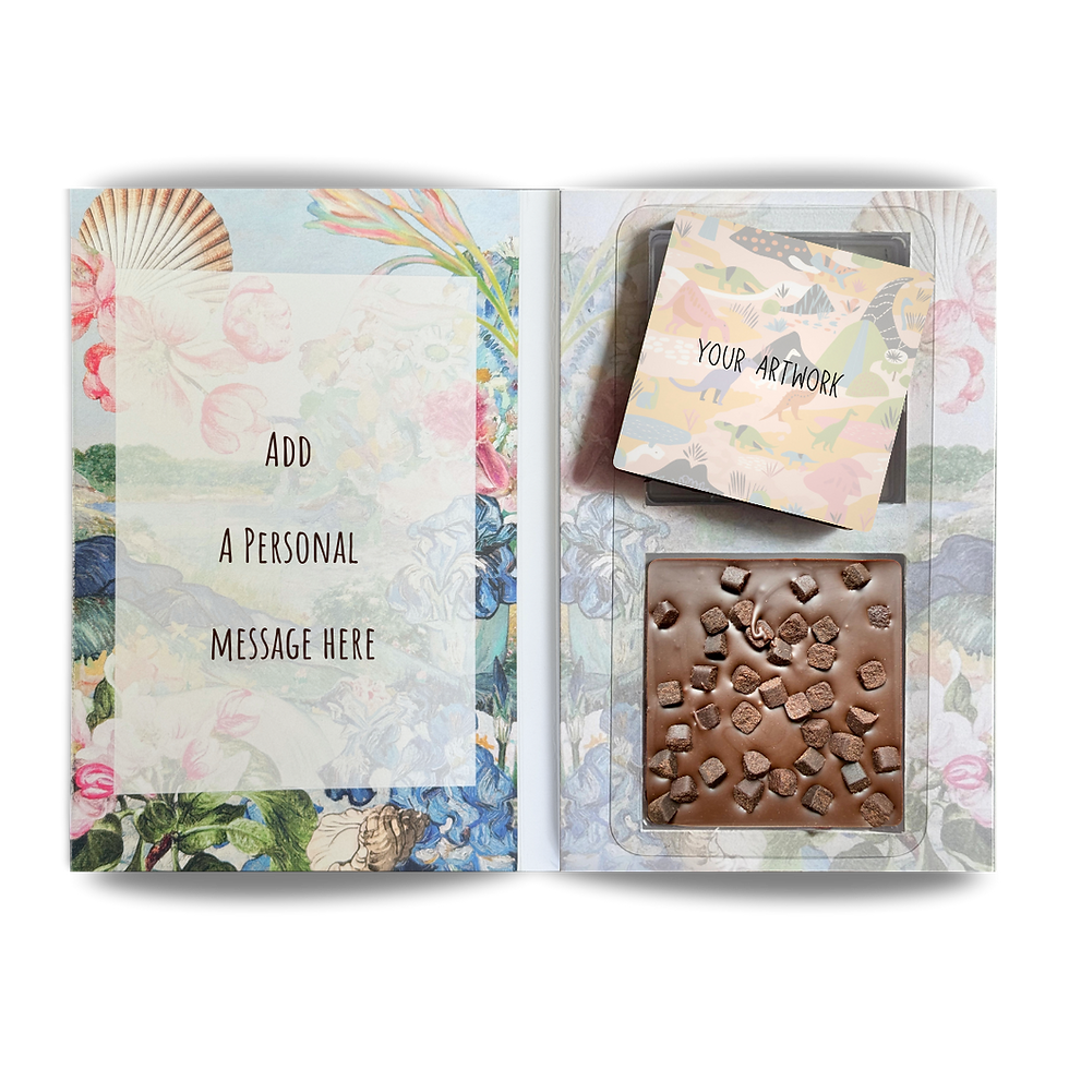 Thumbnail: Bespoke Chocolate Bar duo in Greeting Card box
