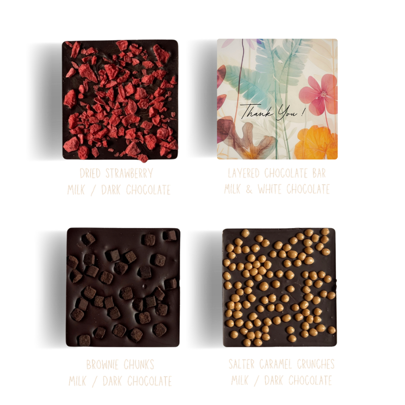 Thumbnail: #T3 - Thank You Chocolate Bar duo in Greeting Card box