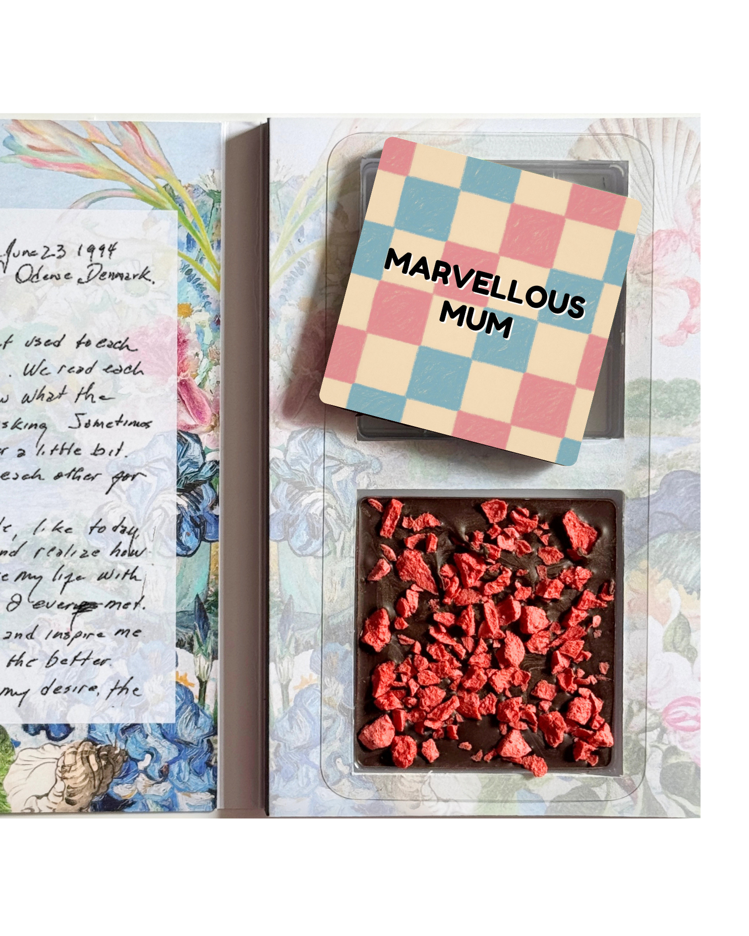 Marvellous Mum - Chocolate Bar duo in Greeting Card box