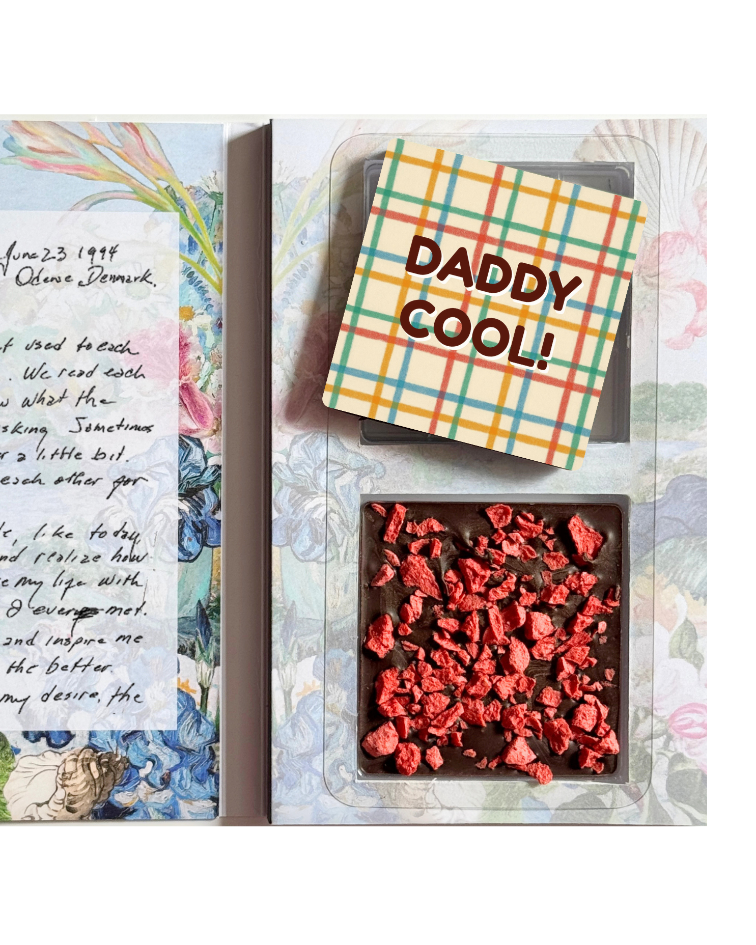 Daddy Cool - Chocolate Bar duo in Greeting Card box
